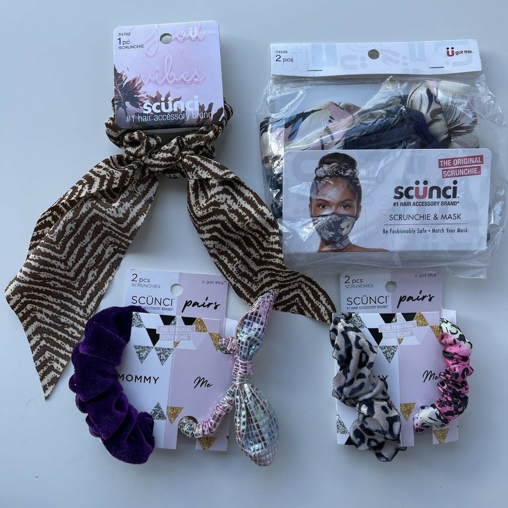 Scunci Hair Accessory Lot Fashionable Hair Supplies BUNDLE 11
